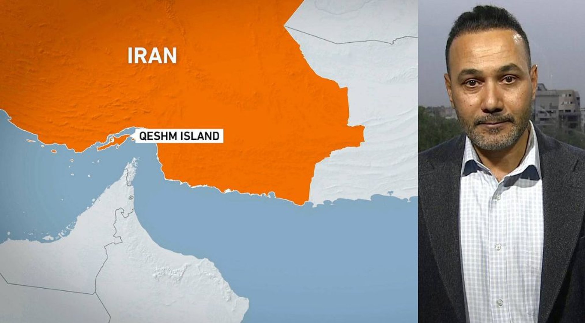 Video thumbnail for US strikes hit Iran’s Qeshm Island as Hormuz tensions escalate