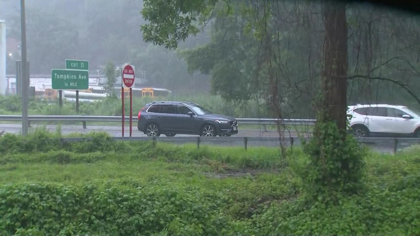 Video thumbnail for Heavy rain, thunderstorms and damaging winds are creating hazardous driving conditions across the Hudson Valley