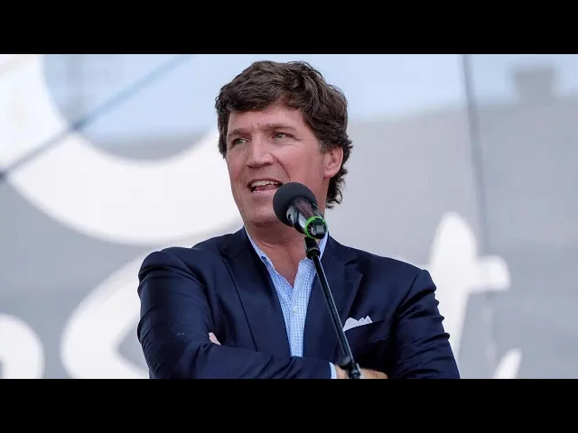 Video thumbnail for Tucker Carlson Makes First Speech Since Being Fired - Starts Naming Names