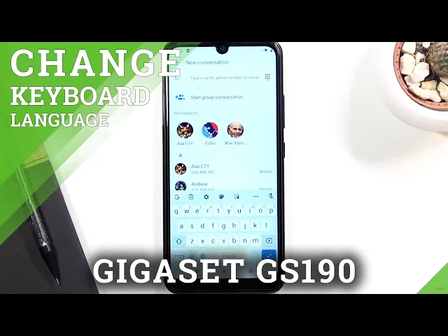 Video thumbnail for GIGASET GS190 - How to Manage and Switch Between Keyboard Languages