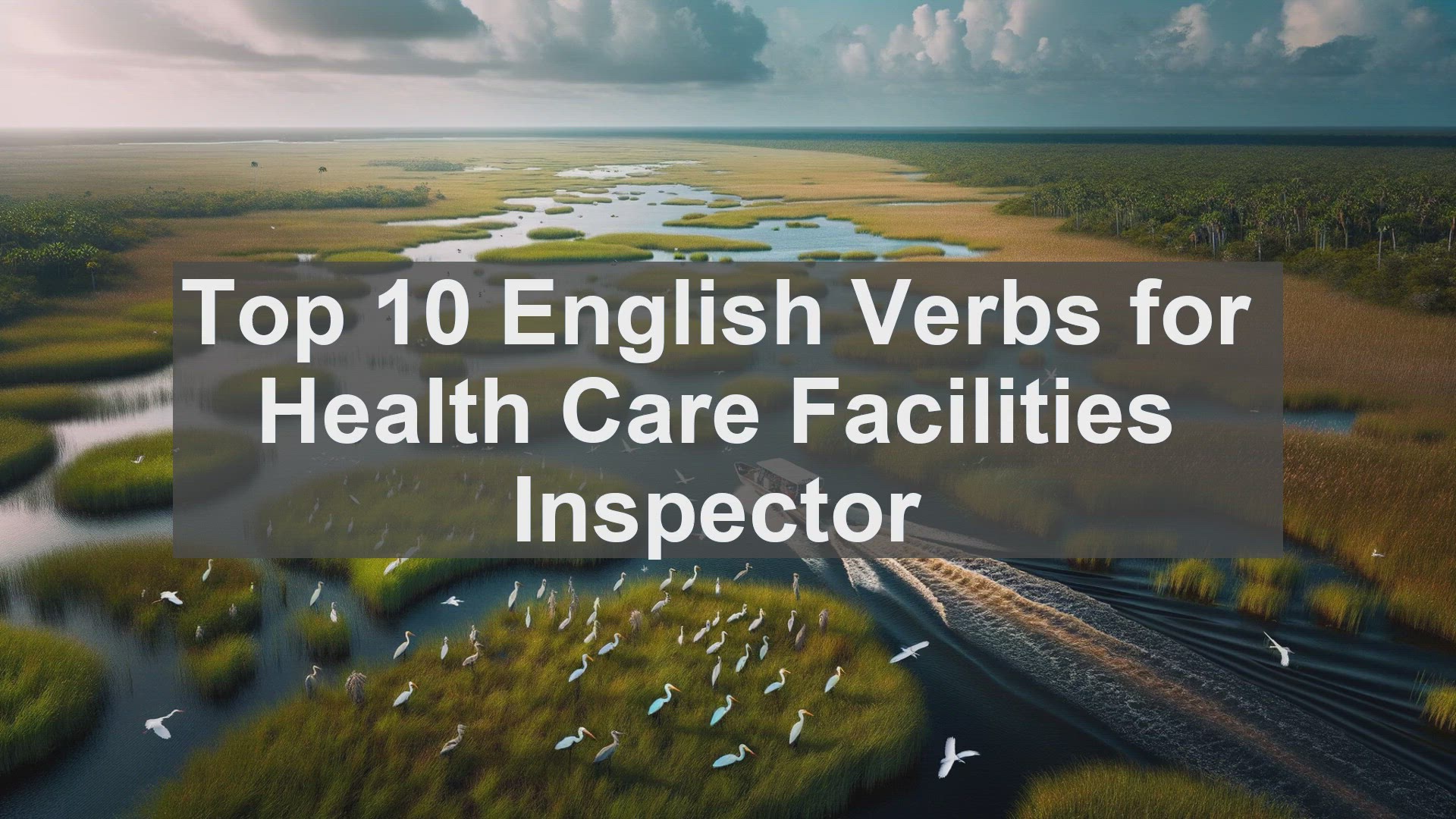 'Video thumbnail for Top 10 English Verbs for Health Care Facilities Inspector'