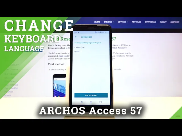 Video thumbnail for How to Change Keyboard Dictionary on ARCHOS Access 57 – Keyboard Adjustment