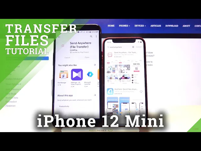 Video thumbnail for How to Transfer Files from Android to iPhone 12 mini – Send Anywhere App