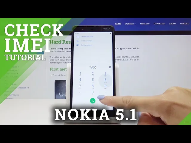 Video thumbnail for How to Check IMEI and Serial Number in NOKIA 5.1