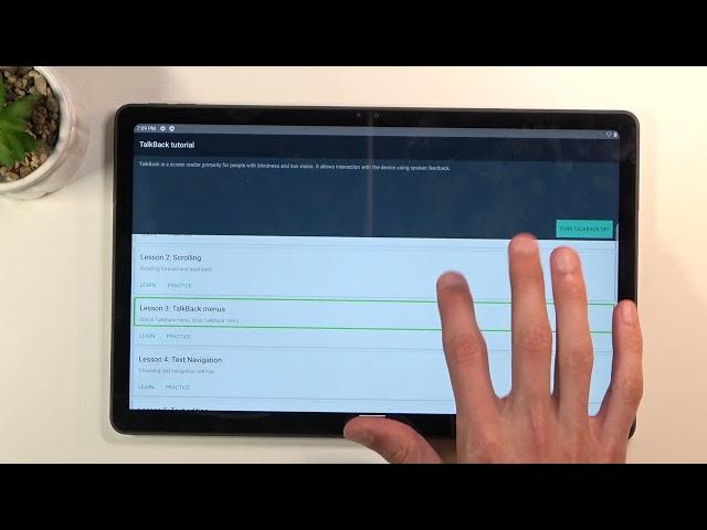 Video thumbnail for How to Enable Talkback in Lenovo Tab P11 – Screen Reader Mode