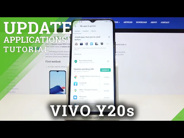Video thumbnail for How to Update Apps on VIVO Y20s – Install Latest App Version