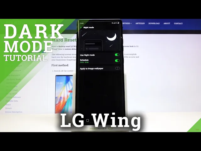 Video thumbnail for How to Enable Night Mode on LG Wing – Turn On Night Mode