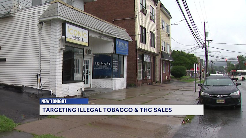 Video thumbnail for Passaic County cracks down on retailers accused of selling tobacco, THC products illegally