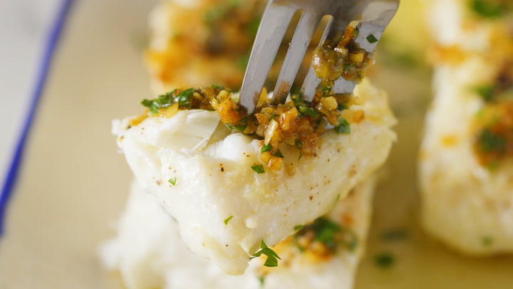 Video thumbnail for Pan-Seared Halibut