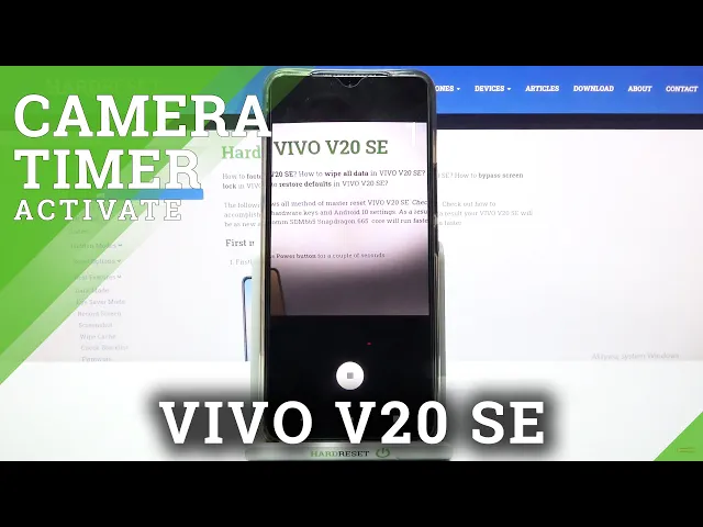 Video thumbnail for How to Set Camera Timer on VIVO V20 SE - Manage Camera Self Timer