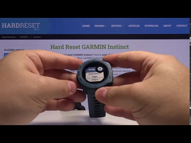 Video thumbnail for How to Change Language in GARMIN Instinct – Language Settings