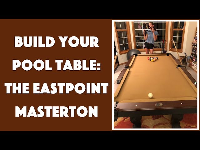Video thumbnail for The EastPoint Sports "Masterton" 7' Pool Table Assembled!