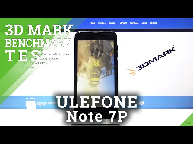 Video thumbnail for How Fast Is Ulefone Note 7P - How to Use 3DMark Benchmark