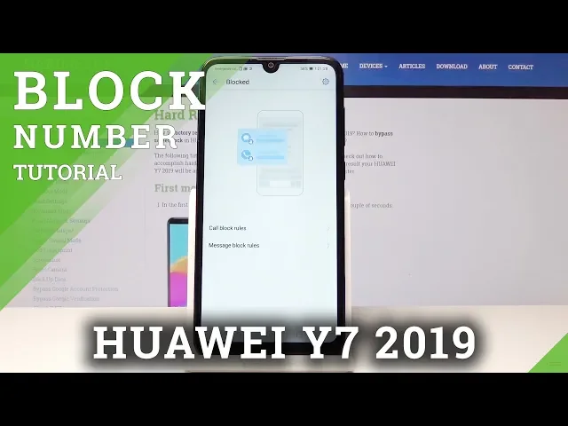 Video thumbnail for How to Block Number in Huawei Y7 2019 - Call Blocking
