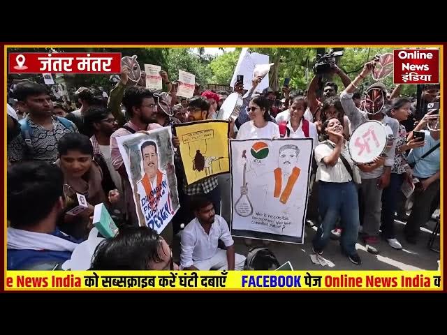 Video thumbnail for Breaking news______जंतर Mantar par गिरफ्तारी remand me leli police 🚨
