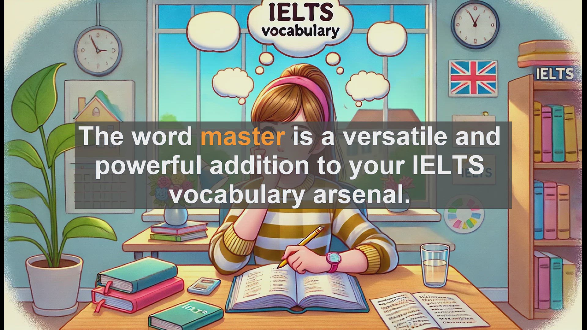 'Video thumbnail for 2500 Must Know IELTS 6.5 Vocabulary - How to Use 'Master' in IELTS: Boost Your Vocabulary'