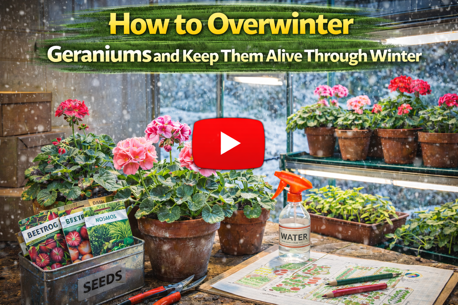 Video thumbnail for How to Overwinter Geraniums and Keep Them Alive Through Winter