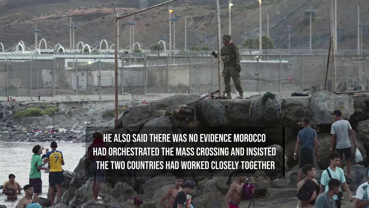 Video thumbnail for Sánchez Denies Prior Warnings Before Ceuta Migrant Crisis.