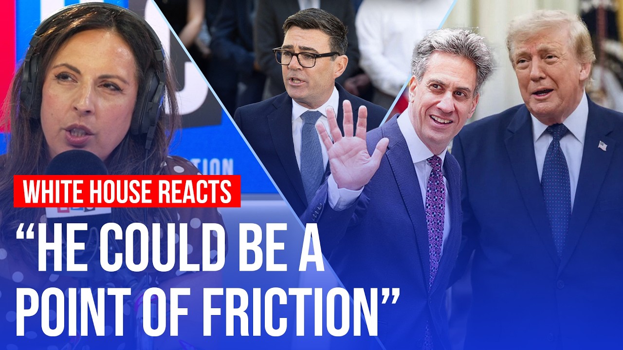Video thumbnail for White House reacts to 'deeply concerning' Ed Miliband appointment