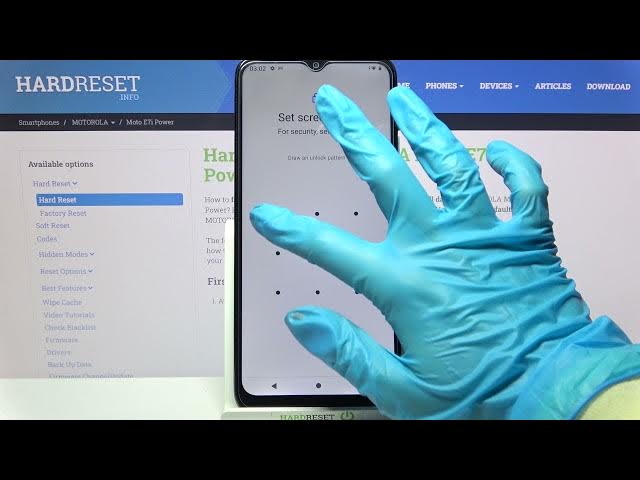 Video thumbnail for Add Lock Screen Method – MOTOROLA MOTO E7I POWER Power and Security Options