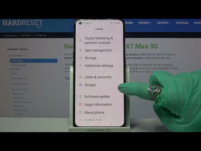 Video thumbnail for Turn On High Contrast Text – REALME X7 Max and Accessibility Features