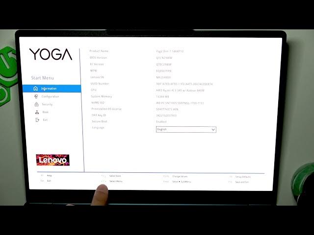 Video thumbnail for LENOVO Yoga Slim 7 – How to Enable or Disable Wi-Fi in BIOS