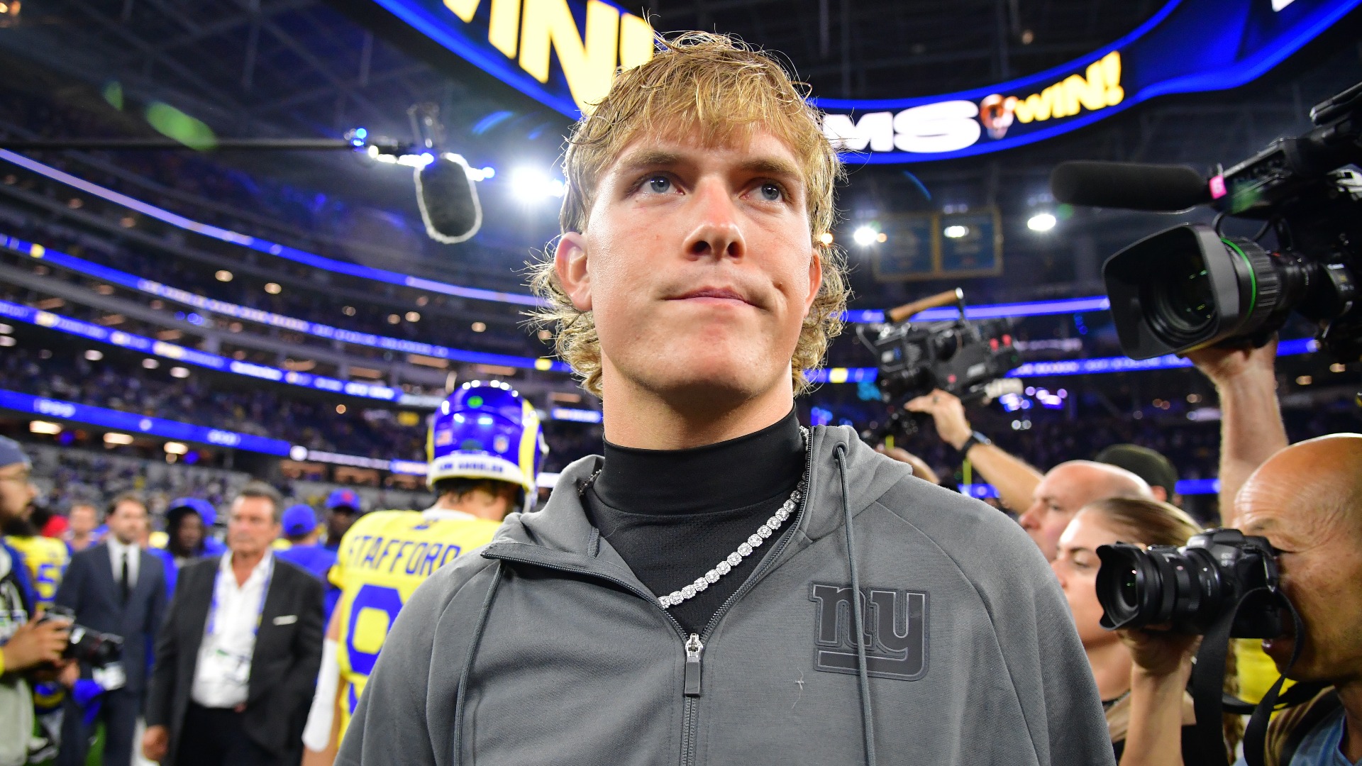 Video thumbnail for Impact of Jaxson Dart Injury on New York Giants' Gameplan