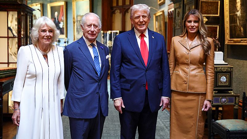 'Video thumbnail for King Charles and Trump Toast ‘special relationship’ at state banquet'