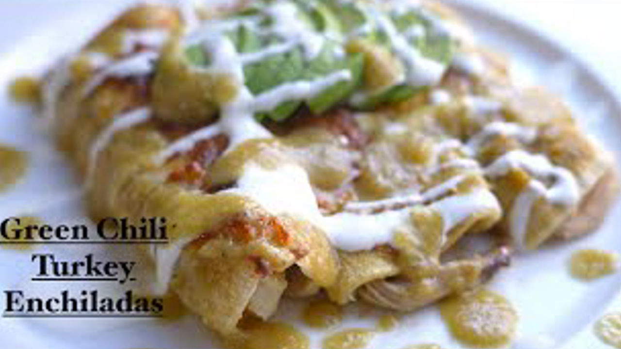 'Video thumbnail for Green Chili Enchiladas (Holiday Leftovers)'
