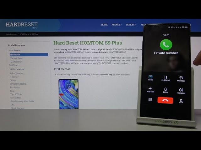 Video thumbnail for HOMTOM S9 Plus Incoming Call & Default Ringtone