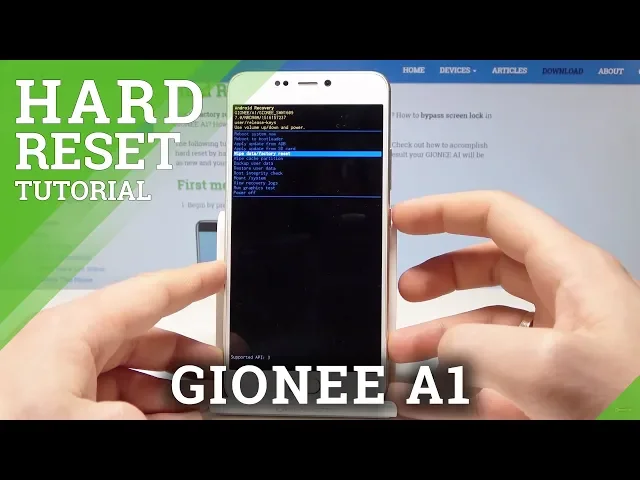 Video thumbnail for How to Hard Reset GIONEE A1 - Bypass Screen Lock