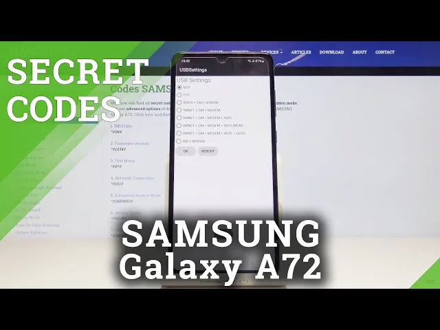 Video thumbnail for How to Use Secret Codes on SAMSUNG Galaxy A72 – Open Hidden Modes / Hidden Features
