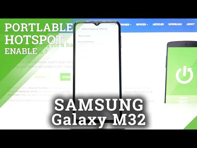 Video thumbnail for How to Enable Portable Hotspot on SAMSUNG Galaxy M32 | Share Wi-Fi | Setup Hotspot