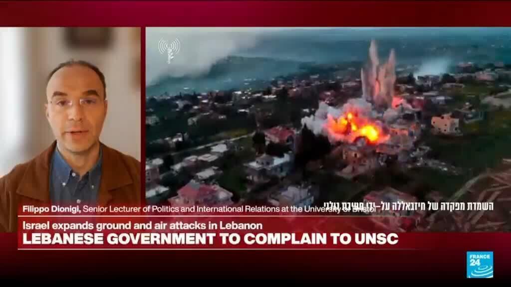 Video thumbnail for Effort to create buffer zone in Lebanon positions 'Israel as aggressive force requiring resistance'