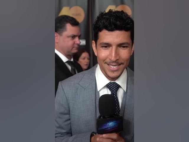 Video thumbnail for #DannyRamirez, #Falcon, talked with us earlier this year at #ImagenAwards