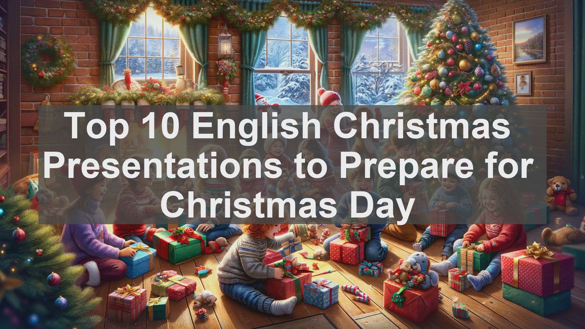 'Video thumbnail for Top 10 English Christmas Presentations to Prepare for Christmas Day'