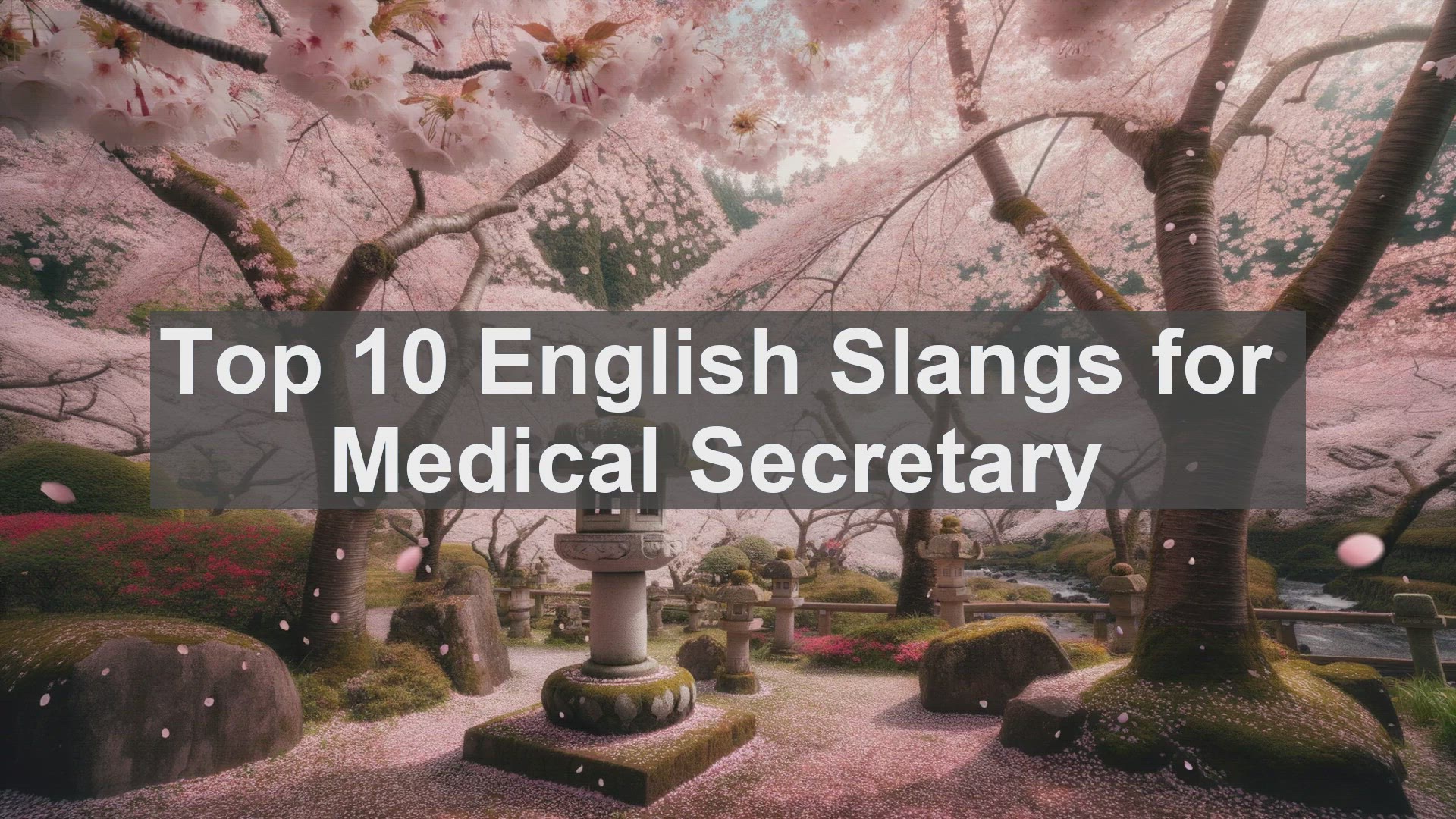 'Video thumbnail for Top 10 English Slangs for Medical Secretary'