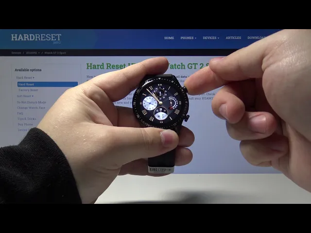 Video thumbnail for How to Soft Reset  HUAWEI Watch GT 2 Sport – Restart System