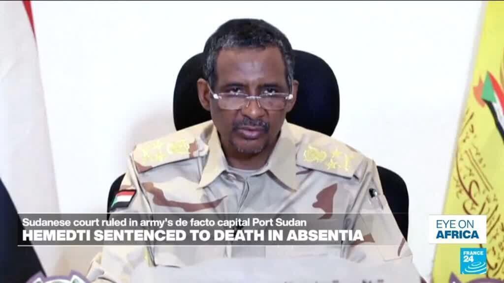 Video thumbnail for Sudanese court sentences Hemedti to death in absentia