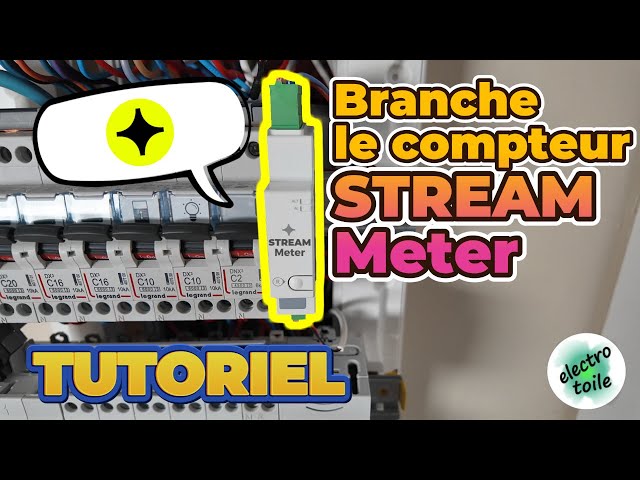 Video thumbnail for Branchement STREAM Meter Sunology dans le tableau électrique 🔌 [Guide complet & schéma de câblage]
