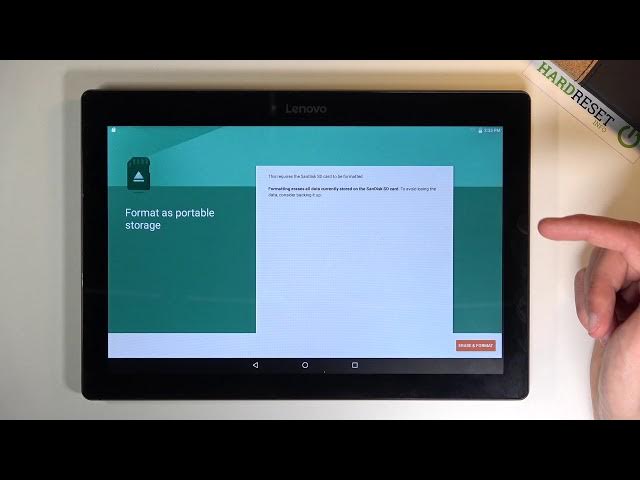 Video thumbnail for How to Format SD Card in LENOVO Tab 2 A10-30 – Fix Card Problems