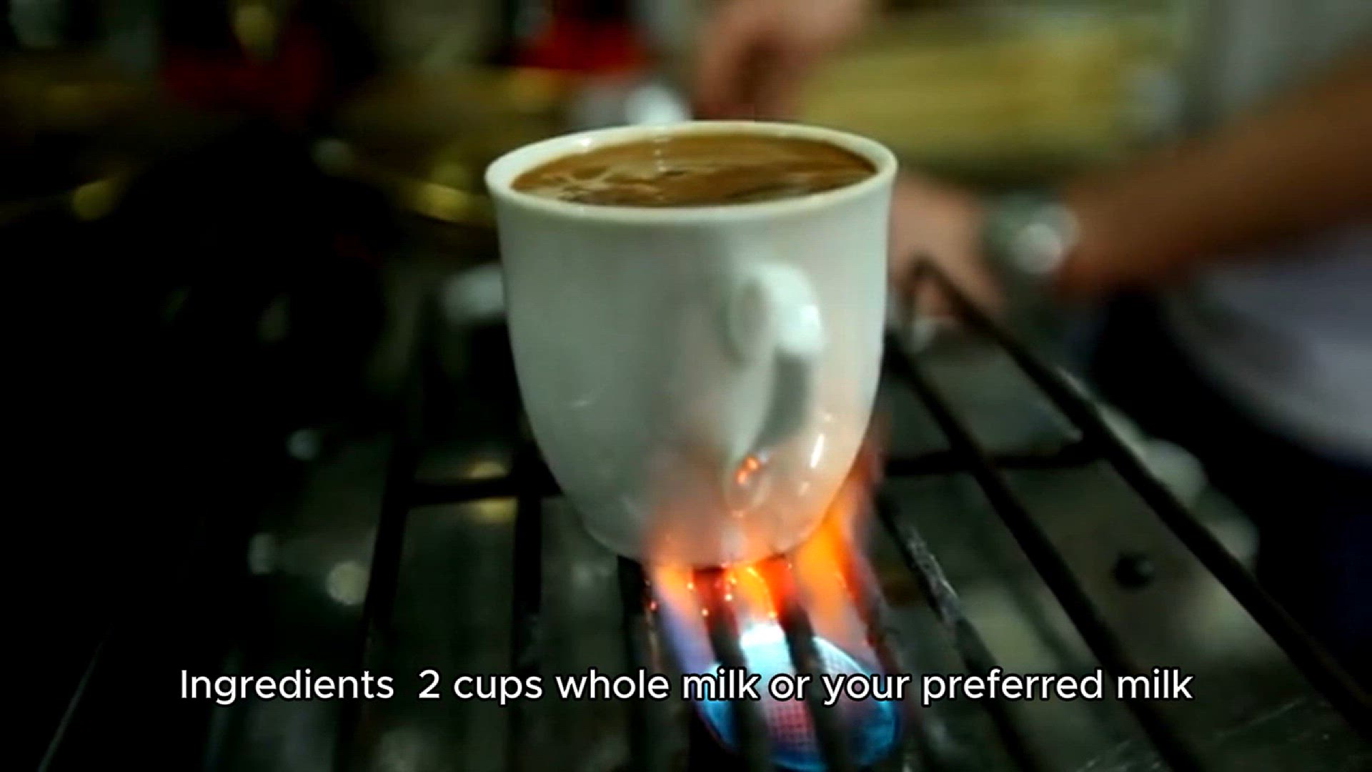 Video thumbnail for hot chocolate recipe