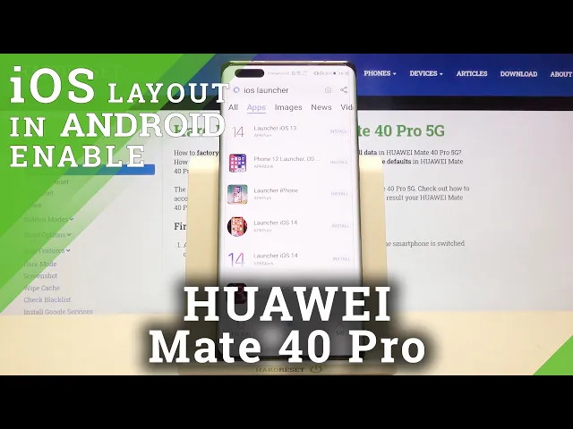 Video thumbnail for How to Download and Apply iOS Launcher on HUAWEI Mate 40 Pro? – iOS Launcher on Android