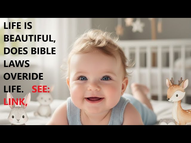 Video thumbnail for Blood : Leviticus 17:15 God allowed person to eat meat with blood, life override blood,