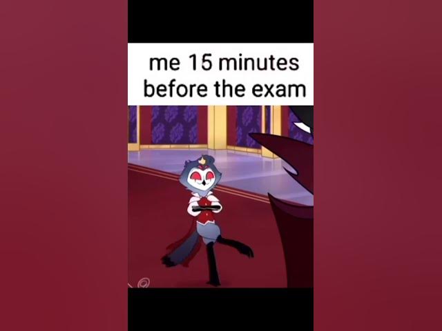 Video thumbnail for POV: 1 day before the exam #fyp #HelluvaBoss #Stolas Credit to @SpindleHorse