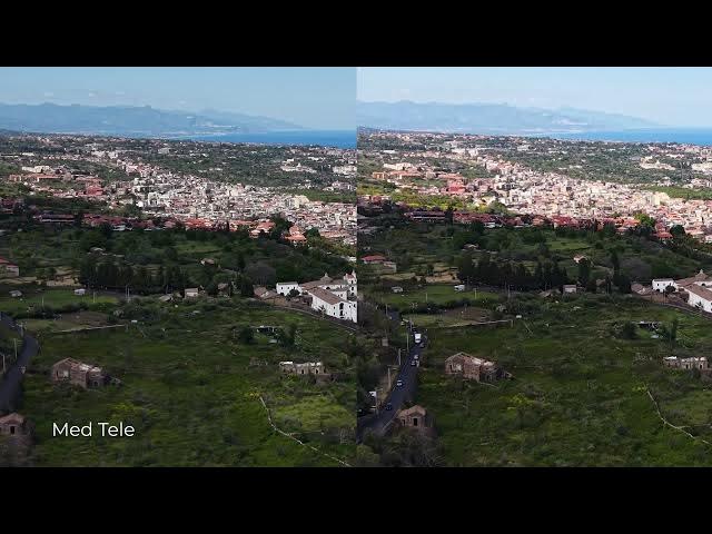 Video thumbnail for DJI Mini 5 Pro - Med Tele vs Optical Zoon
