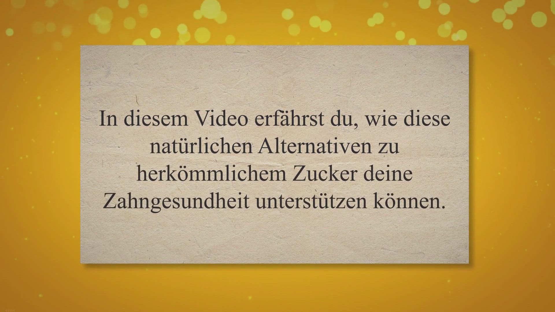 Video thumbnail for Süßen ohne Reue: Birkenzucker und Xylit für starke und gesunde Zähne