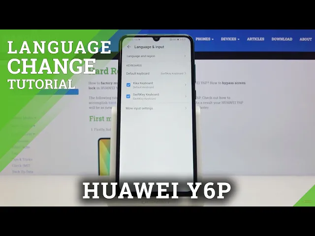 Video thumbnail for How to Change Language in Huawei Y6P - Personalize Android Smartphone