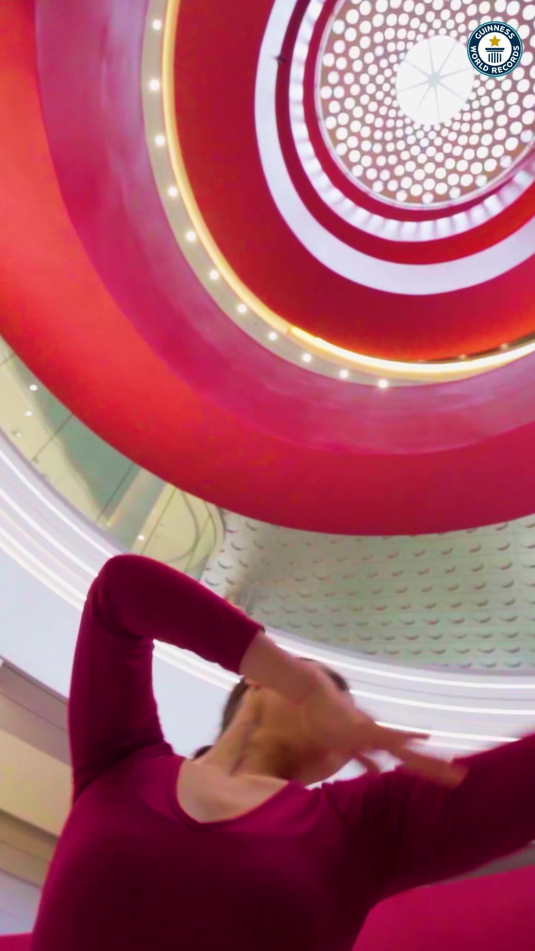 Video thumbnail for Tallest sectional height of an unsupported spiral staircase  11.995 metres achieved by Guangdong Marubi Biotechnology Co.