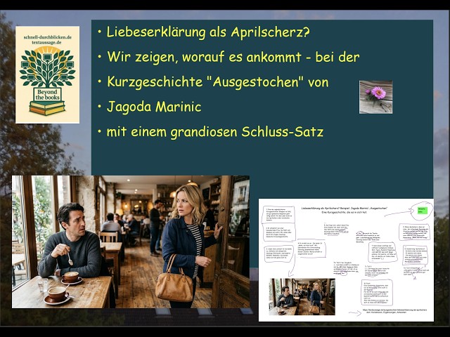 Video thumbnail for Liebeserklärung als Aprilscherz? – Jagoda Marinić: „Ausgestochen“ - mit raffiniertem Schluss-Satz